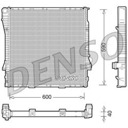 Chladič motora DENSO DRM05114