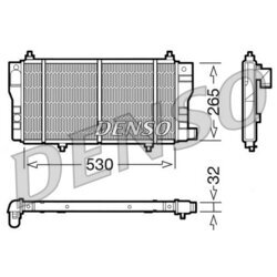 Chladič motora DENSO DRM07002