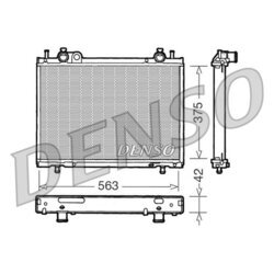 Chladič motora DENSO DRM09021