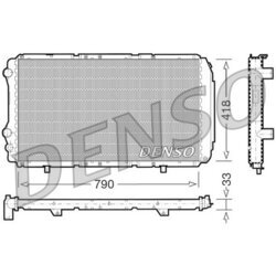 Chladič motora DENSO DRM09076