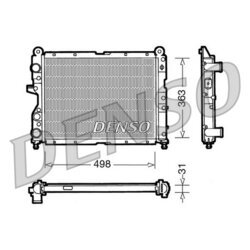 Chladič motora DENSO DRM09131