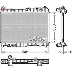 Chladič motora DENSO DRM10006