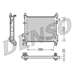 Chladič motora DENSO DRM10063