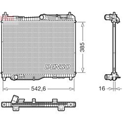 Chladič motora DENSO DRM10123