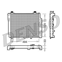 Chladič motora DENSO DRM17075