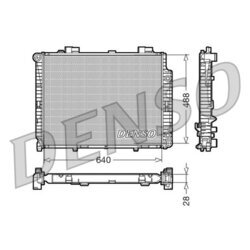 Chladič motora DENSO DRM17101