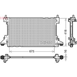 Chladič motora DENSO DRM20006