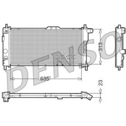 Chladič motora DENSO DRM20032