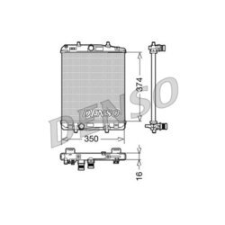 Chladič motora DENSO DRM21603