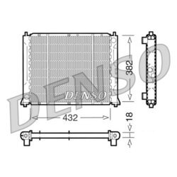 Chladič motora DENSO DRM24004