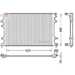 Chladič motora DENSO DRM32047