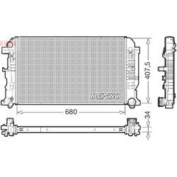 Chladič motora DENSO DRM32053