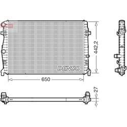 Chladič motora DENSO DRM32058