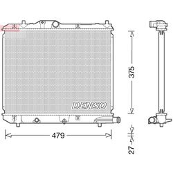 Chladič motora DENSO DRM47013