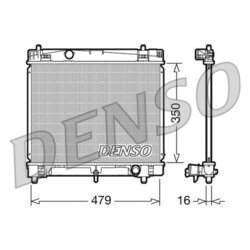 Chladič motora DENSO DRM50008