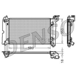 Chladič motora DENSO DRM50011