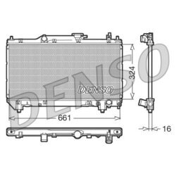 Chladič motora DENSO DRM50015