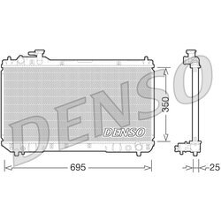 Chladič motora DENSO DRM50062