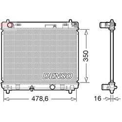 Chladič motora DENSO DRM50104