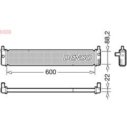 Chladič motora DENSO DRM50135