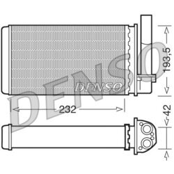 Výmenník tepla vnútorného kúrenia DENSO DRR21003