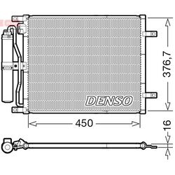 Kondenzátor klimatizácie DENSO DCN46029