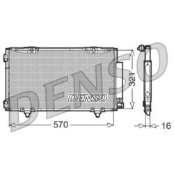 Kondenzátor klimatizácie DENSO DCN50011
