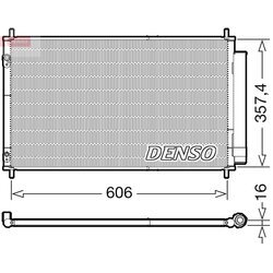 Kondenzátor klimatizácie DENSO DCN50058