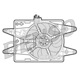 Ventilátor chladenia motora DENSO DER09022