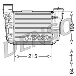 Chladič plniaceho vzduchu DENSO DIT02020