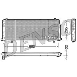 Chladič motora DENSO DRM02004