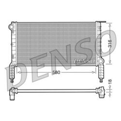 Chladič motora DENSO DRM09063