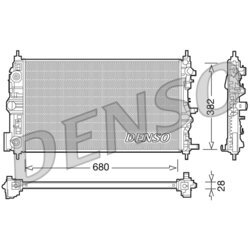 Chladič motora DENSO DRM15006