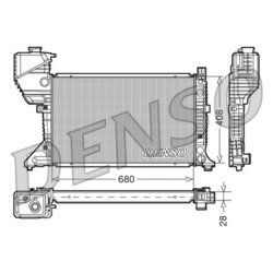 Chladič motora DENSO DRM17015