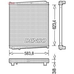 Chladič motora DENSO DRM23047