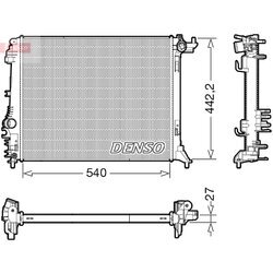 Chladič motora DENSO DRM23114