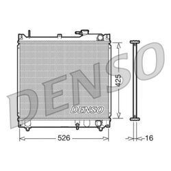 Chladič motora DENSO DRM47015