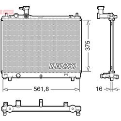 Chladič motora DENSO DRM47044