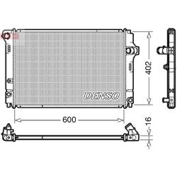 Chladič motora DENSO DRM50089