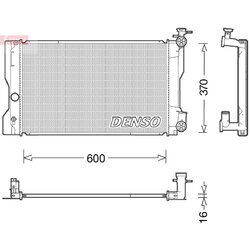 Chladič motora DENSO DRM50091