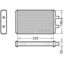 Výmenník tepla vnútorného kúrenia DENSO DRR12016