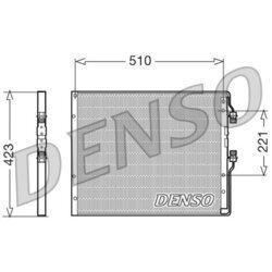 Kondenzátor klimatizácie DENSO DCN12100