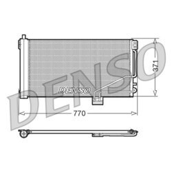Kondenzátor klimatizácie DENSO DCN17014