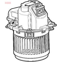 Vnútorný ventilátor DENSO DEA23025