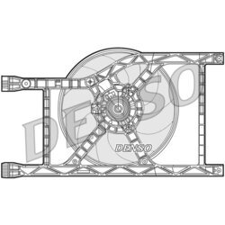 Ventilátor chladenia motora DENSO DER09045