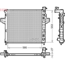 Chladič motora DENSO DRM06032