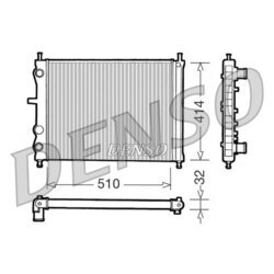 Chladič motora DENSO DRM09020