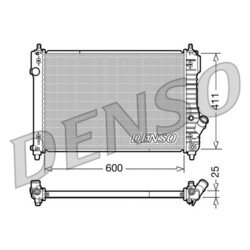 Chladič motora DENSO DRM15004