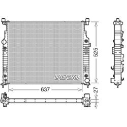 Chladič motora DENSO DRM17056