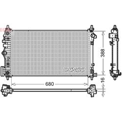 Chladič motora DENSO DRM20007